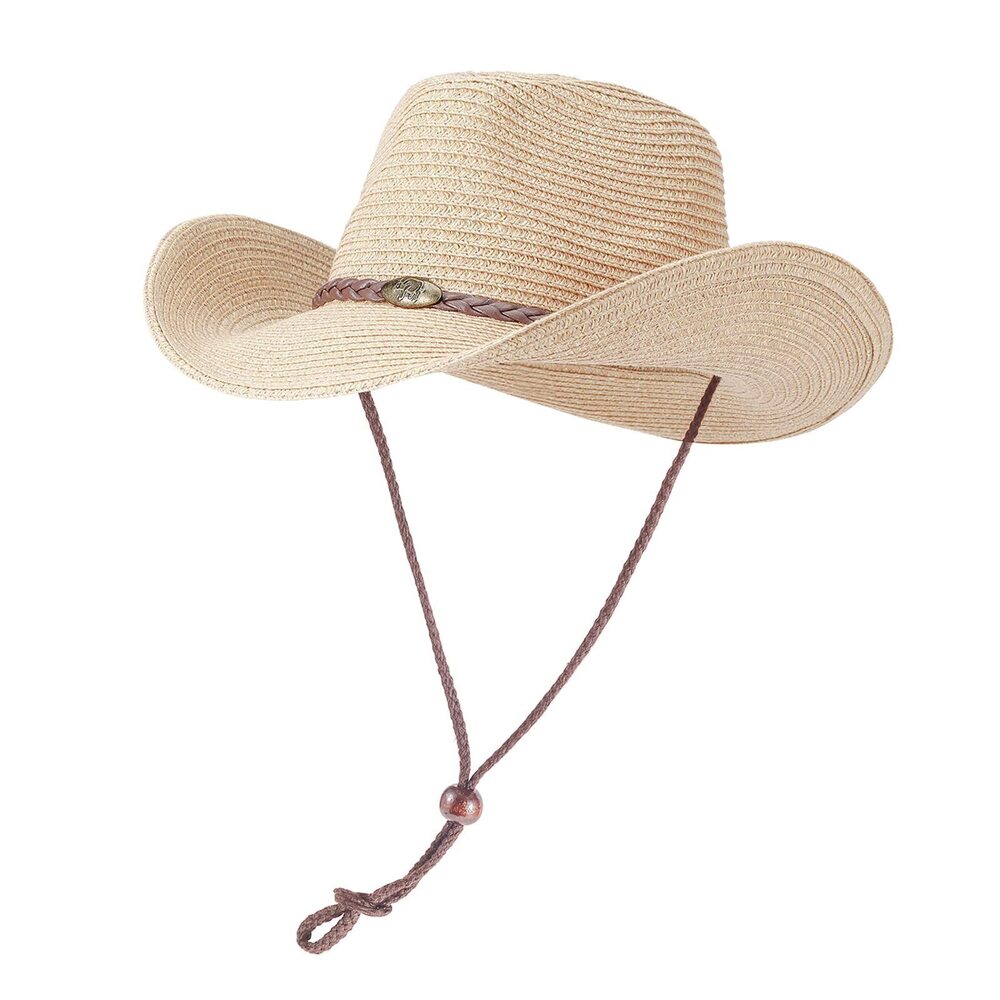 9881 Straw Cowgirl Hat Cowboy Hat Wide Brim Sun Hats Shapeable Western
